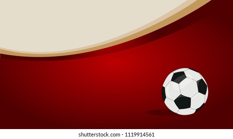 Soccer ball vector illustration 