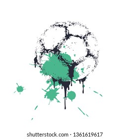 Soccer ball. Vector illustration.