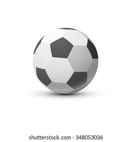 Soccer Ball. Vector Illustration.