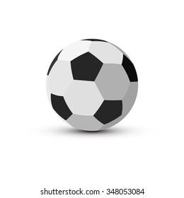 Soccer Ball. Vector Illustration.