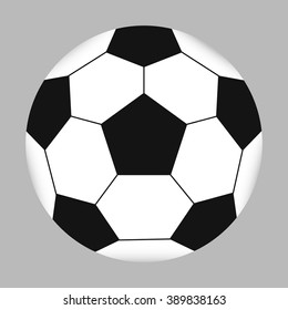 Soccer ball. Vector illustration