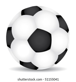 Soccer ball. Vector illustration.