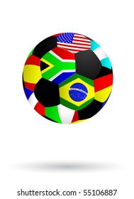 soccer ball vector illustration