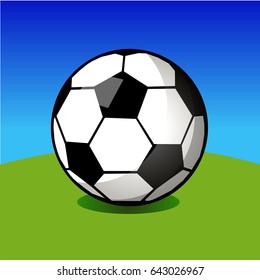 Soccer Ball. Vector illustration. 
