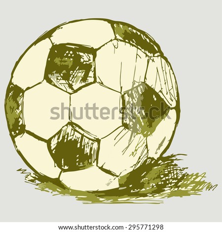 Soccer ball. Vector Image