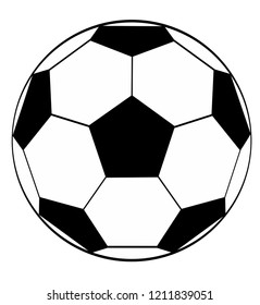 Soccer Ball Vector Image Football Ball Stock Vector (Royalty Free ...