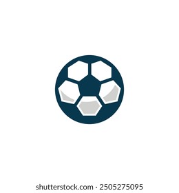 Ilustración de Plantilla de Vector de balón de fútbol