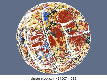 Soccer ball in vintage style. Creative concept for football season championship idea. Vector illustration.
