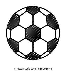 soccer balloon isolated icon