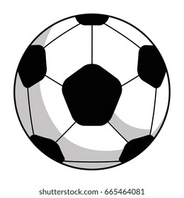 soccer balloon isolated icon