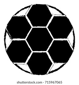 soccer balloon isolated icon