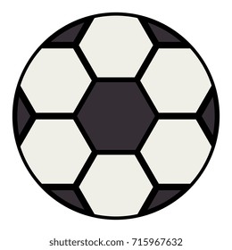 soccer balloon isolated icon