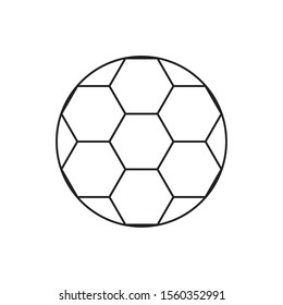 soccer balloon sport isolated icon vector illustration design