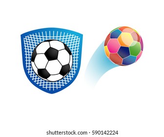 Soccer balls Badge