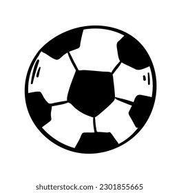 soccer balls . Hand-drawn football balls and soccer striped grass field. Vector illustration for the design of sports posters, banners and design.