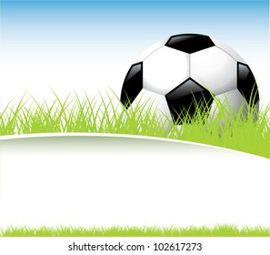 Soccer banner.