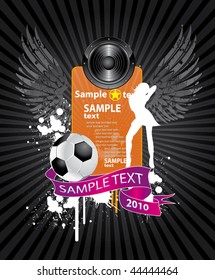 soccer banner background