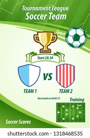 soccer banner menu