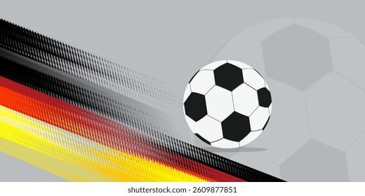 soccer banner template , germany flag, texture grunge, football cup, illustration vector