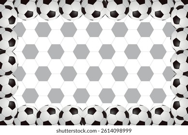 Soccer board. Green grass field. Traditional black white soccer ball with blank white score board for your text on the green grass football field, Football Field.