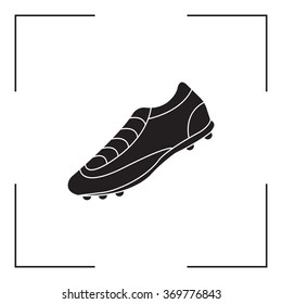 Soccer boots label - vector illustration