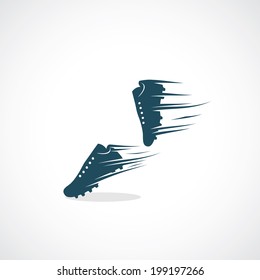 Soccer boots - vector illustration