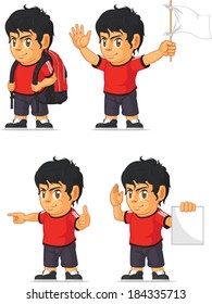 Soccer Boy Customizable Mascot 12