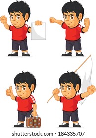 Soccer Boy Customizable Mascot 15