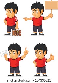 Soccer Boy Customizable Mascot 17
