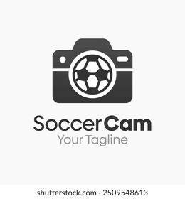 Soccer Camera Logo Design Template. Good for Business, Agency, Community and Organization