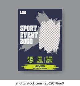 Soccer camp and sports event invitation a4 editable print flyer or poster and gym fitness flyer poster, leaflet brochure cover template design 