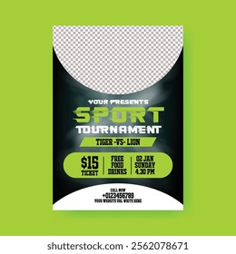 Soccer camp and sports event invitation a4 editable print flyer or poster and gym fitness flyer poster, leaflet brochure cover template design 