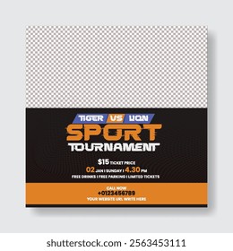 Soccer camp and sports event invitation editable social media post banner ad template and gym fitness social media square flyer poster, web banner ads template design 