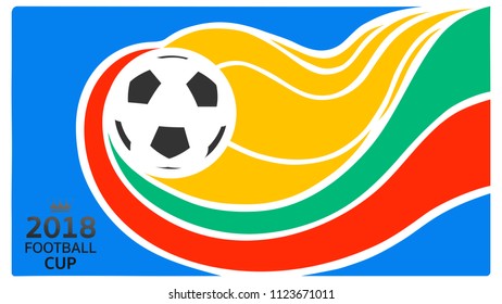 Soccer card design.