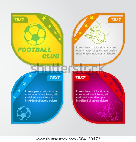 soccer card template stock vector royalty free 584130172 soccer card template