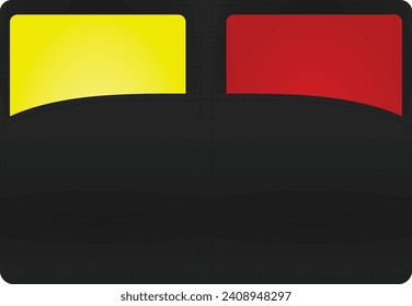 Soccer cards kit set. vector