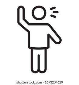 Soccer cautionable offense concept, Fouls and misconduct sign on white background, football booking vector icon design