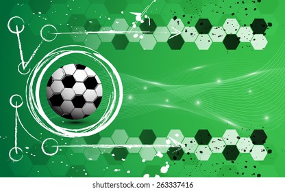 soccer chalk line abstract background