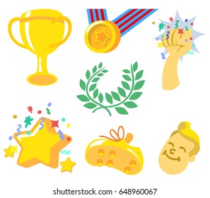 Soccer Champion Element Design