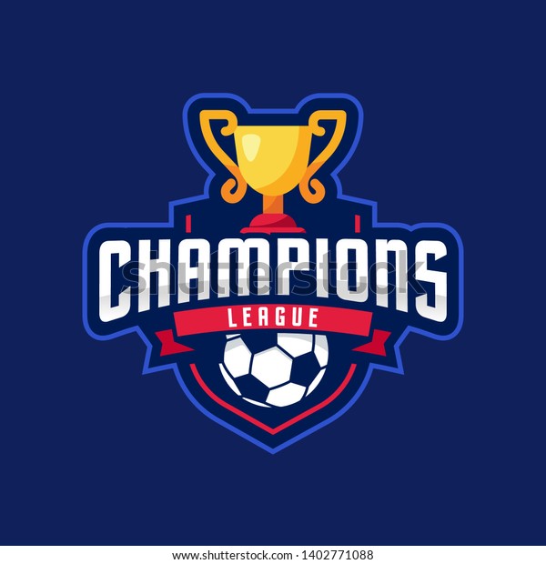 Soccer Champions League Logo Sport Stock Vector (Royalty Free) 1402771088