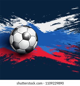 Soccer Championship 2018 abstract colorful backgrounds. Vector illustration.