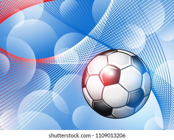 Soccer Championship abstract colorful background. Vector illustration.