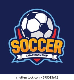 Soccer Championship Logo, American Logo Sports