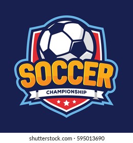 Soccer Championship Logo, American Logo Sports