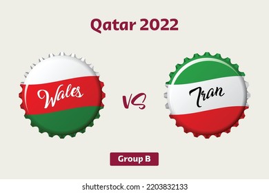 Soccer championship - Wales VS Iran