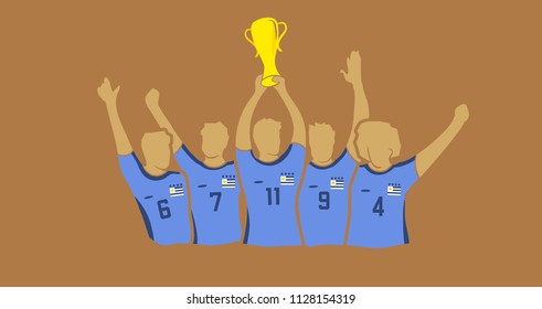 soccer championship winners uruguay team