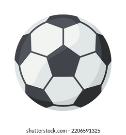 Soccer classic ball Sports icon. Vector illustration