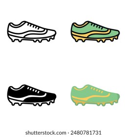 Soccer Cleats icon represents shoes with studs worn by soccer players for better traction on the field.