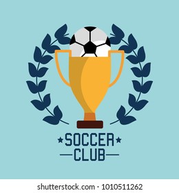 soccer club ball trophy award championship tournament