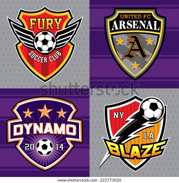 Soccer club emblem\
patches